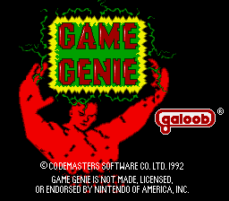 Game Genie BIOS (USA) (Unl) [a] Title Screen
